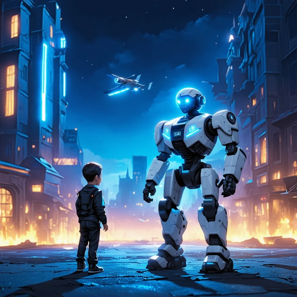 SF・ロボットの画風サンプル